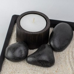Ogród Ogródek Zen Mini 22cm x 16,5cm Relaks Medytacja Świeca Świecznik Harmonia