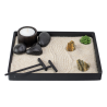 Ogród Ogródek Zen Mini 22cm x 16,5cm Relaks Medytacja Świeca Świecznik Harmonia