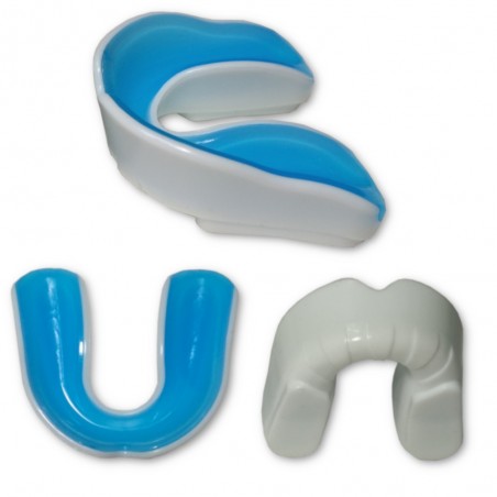 Ochraniacz Szczęki Gel Junior S biały dwuwarstwowy